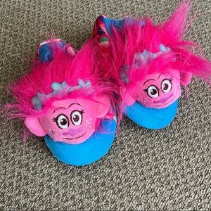 Poppy Troll Slippers Size 9-10